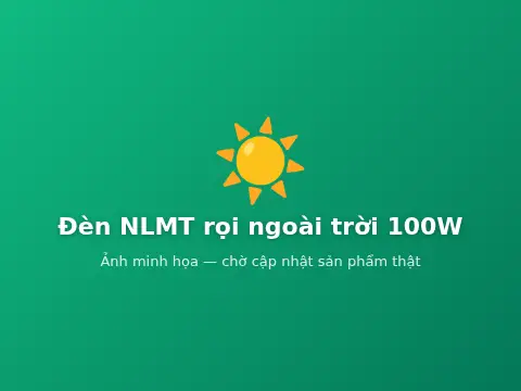 Đèn NLMT rọi ngoài trời 100W